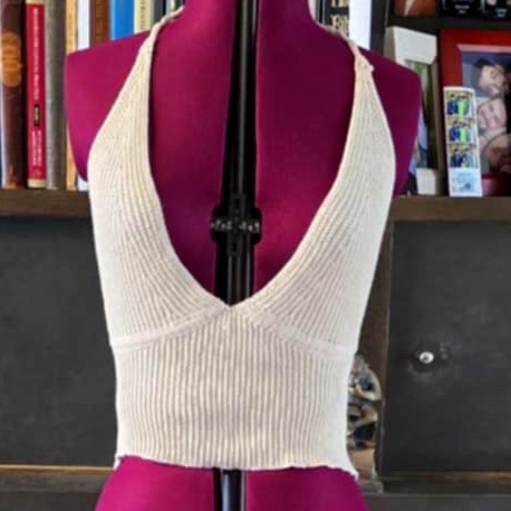COTTON:ON Knit Halter in Cream